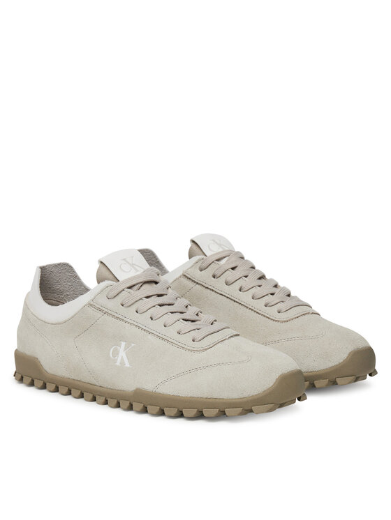 Calvin Klein Jeans Calvin Klein Jeans Sportcipők Low Profile Runner Mg Sue YW0YW01898 Bézs