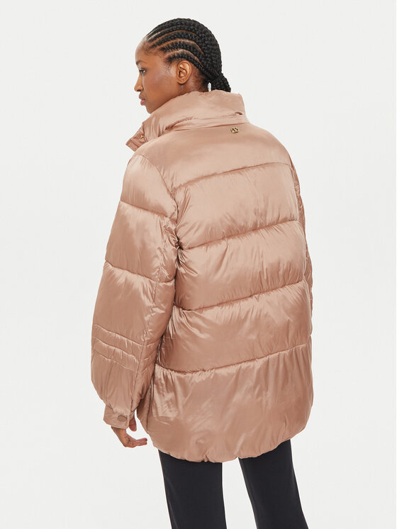 TWINSET TWINSET Зимно яке 242TP2300 Бежов Loose Fit