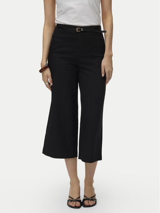 Vero Moda Vero Moda Pantaloni culotte Elma 10339926 Nero Wide Leg