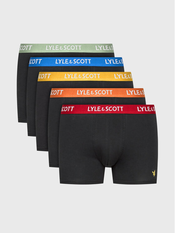 Lyle & Scott Set 5 parov boksaric Miller 478 Črna