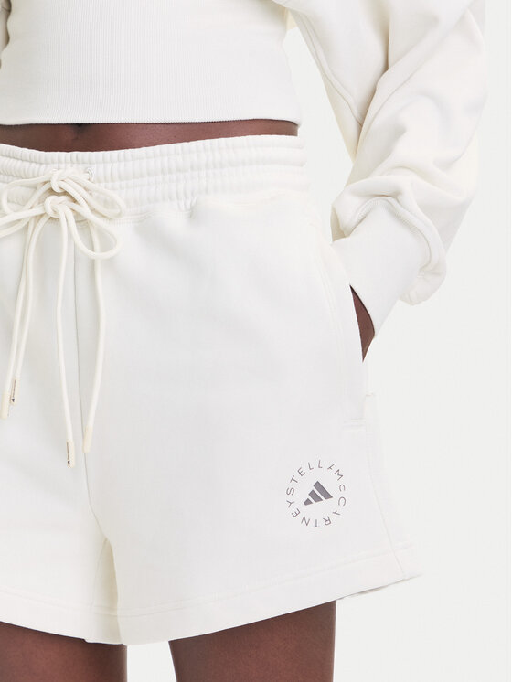 adidas by Stella McCartney adidas by Stella McCartney Sportske kratke hlače True Casuals JX6786 Bež Loose Fit