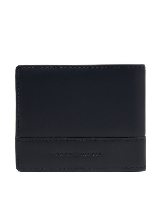 Tommy Hilfiger Tommy Hilfiger Portafoglio grande da uomo Th Corp Mini Cc Wallet AM0AM13244 Blu scuro