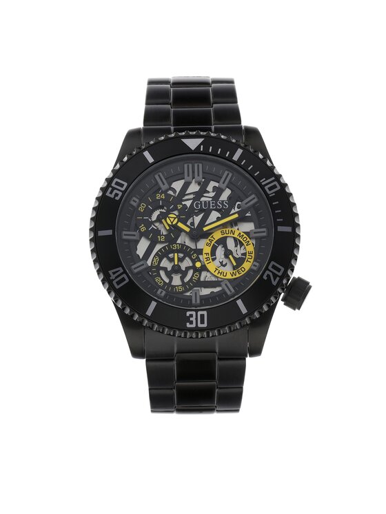 Guess Pulkstenis Axle GW0488G3 Melns