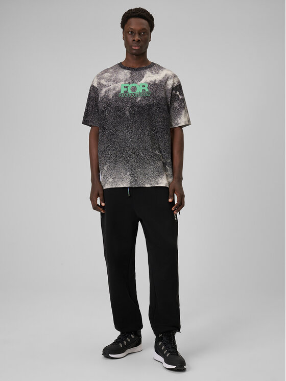 4F 4F T-Shirt FOB Czarny Loose Fit