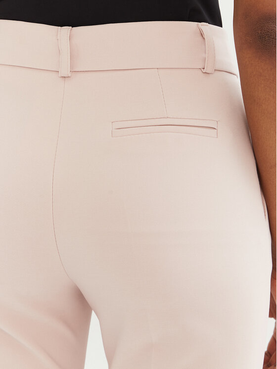 Rinascimento Rinascimento Pantaloni din material CFC0122741003 Roz Regular Fit