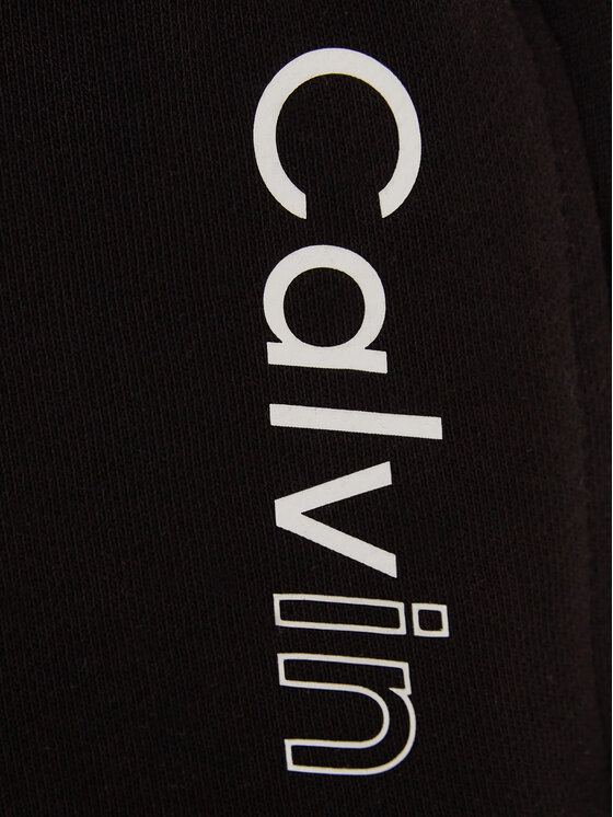 Calvin Klein Jeans Calvin Klein Jeans Športne kratke hlače Maxi Inst Logo IB0IB02062 Črna Relaxed Fit