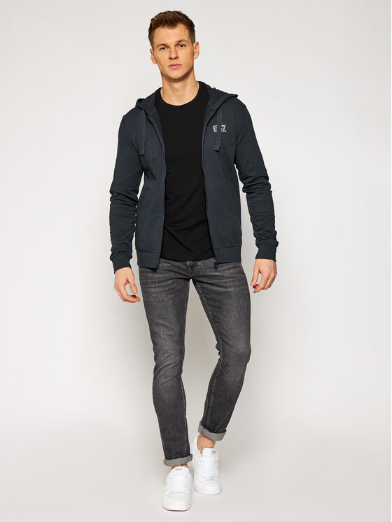 EA7 Emporio Armani EA7 Emporio Armani Sweatshirt 8NPM03 PJ05Z 0578 Dunkelblau Regular Fit