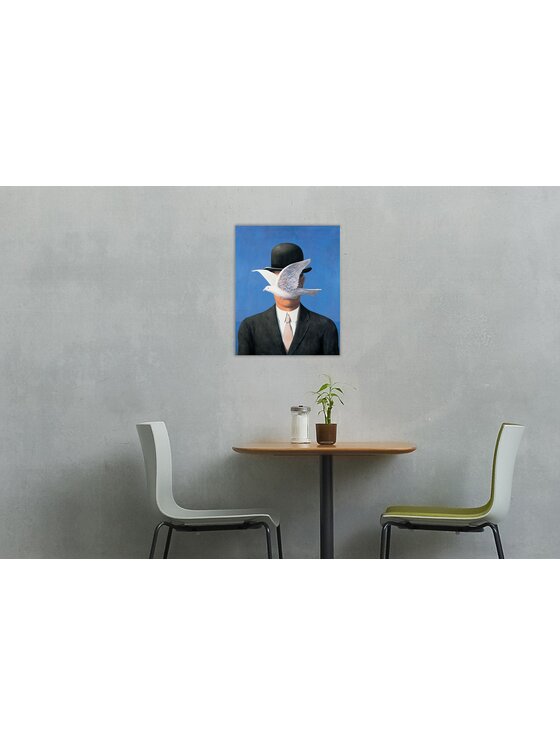 Artopweb Artopweb Dekoracja ścienna L'Homme au Chapeau Kolorowy