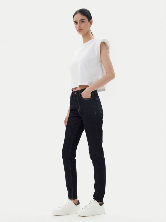Guess Jeans Guess Jeans Jeansy W4BA92 D5CB4 Tmavomodrá Slim Fit