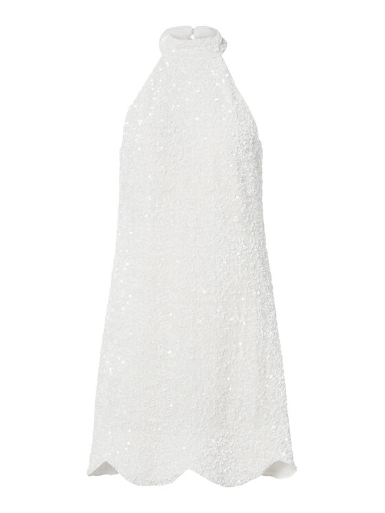 YAS YAS Sukienka koktajlowa Mira 26037830 Écru Regular Fit