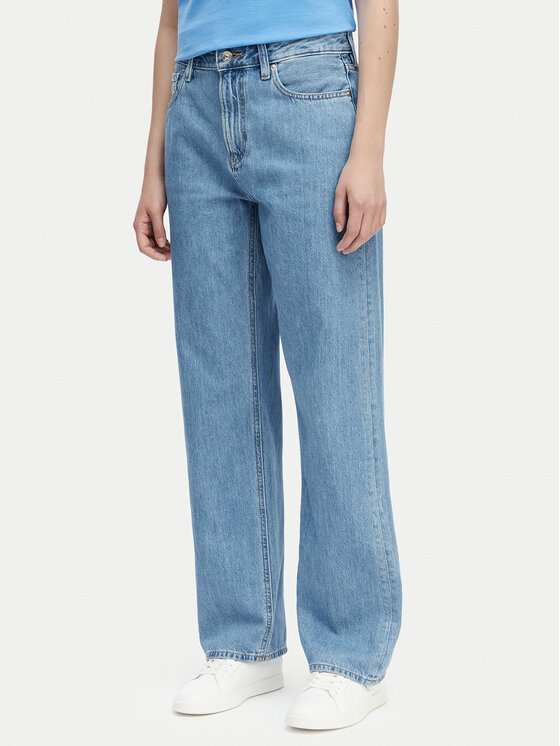 Calvin Klein Jeans Farmer LV047G799G Kék Straight Fit