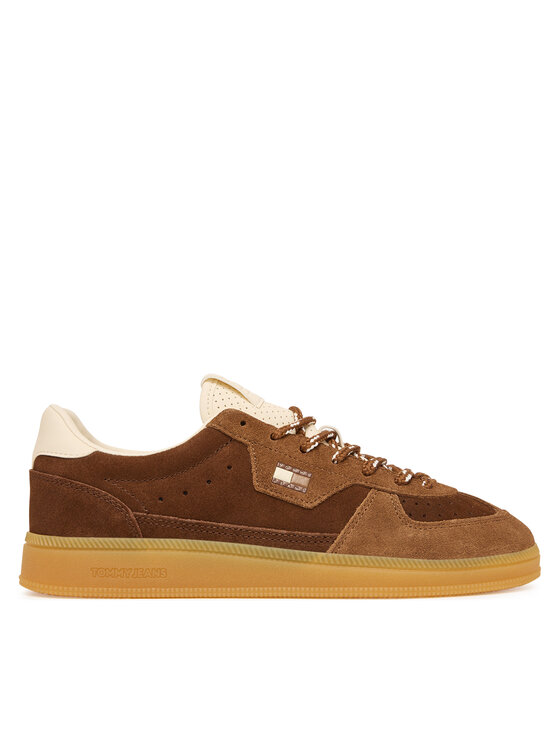 Tommy Jeans Tommy Jeans Laisvalaikio batai Mu The Greenwich Edge Suede EN0EN03050 Ruda