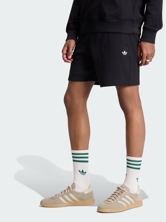 adidas adidas Szorty materiałowe 164781 Czarny Regular Fit