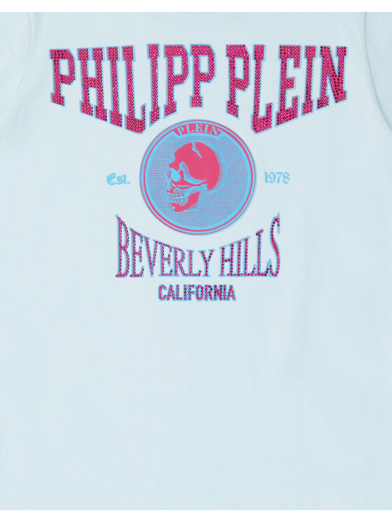 PHILIPP PLEIN PHILIPP PLEIN T-shirt 27791 Celeste Regular Fit