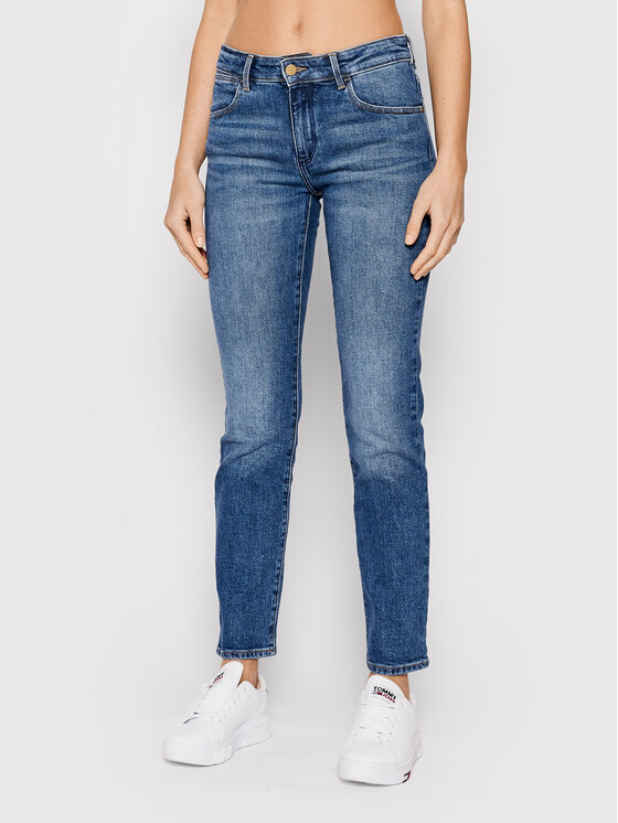Wrangler Wrangler Džinsai Body Bespoke W28TJX386 112141301 Mėlyna Regular Fit