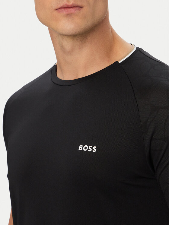 BOSS BOSS Tričko TS_TOC Game 1 50564766 Čierna Regular Fit
