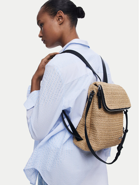 Desigual Desigual Zaino Raffia Hamption 25SAKO04 Beige