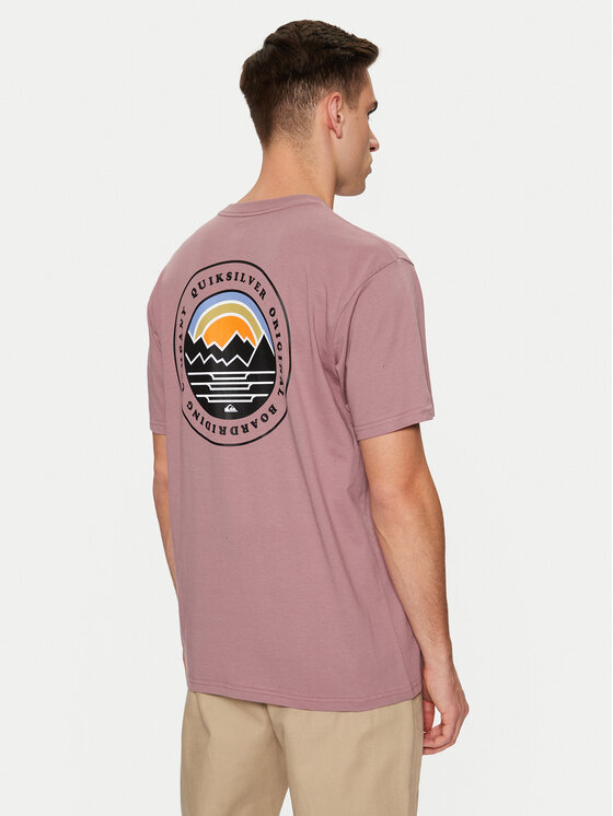 Quiksilver Quiksilver T-Shirt Landscapes EQYZT07917 Fioletowy Regular Fit