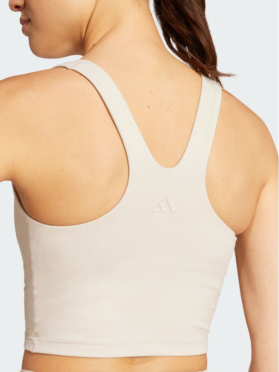 adidas adidas Biustonosz sportowy 151391 Beżowy