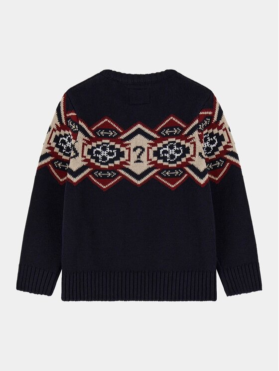 Guess Kids Guess Kids Felpa 179246 Blu Classic Fit