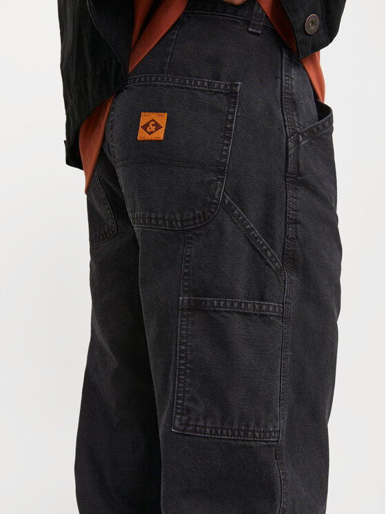 Jack & Jones Jack & Jones Jeansy Eddie 12252802 Černá Loose Fit