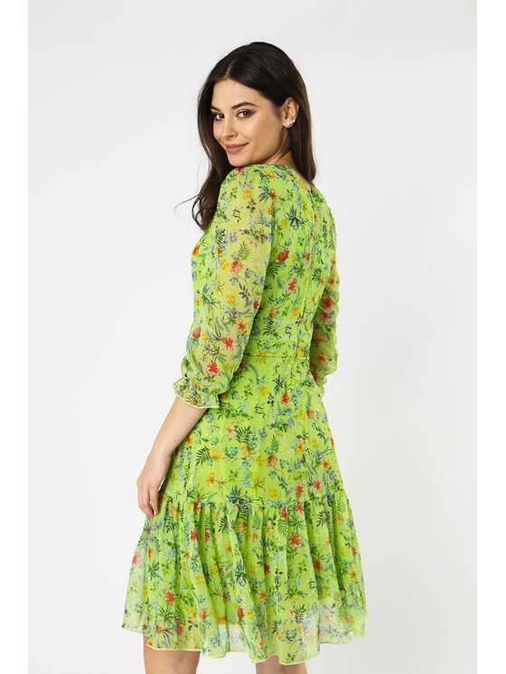 QUIOSQUE QUIOSQUE Každodenné šaty GREEN WALL Zelená Regular Fit