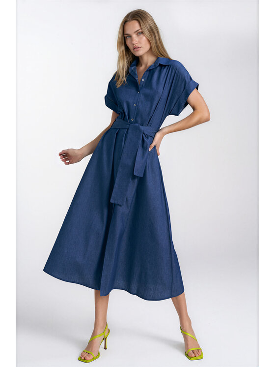 NIFE NIFE Džínsové šaty S303 Loose Fit