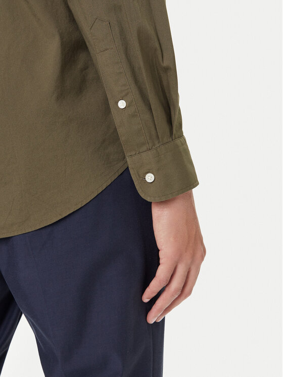 Tommy Hilfiger Tommy Hilfiger Srajca MW0MW37550 Khaki Regular Fit