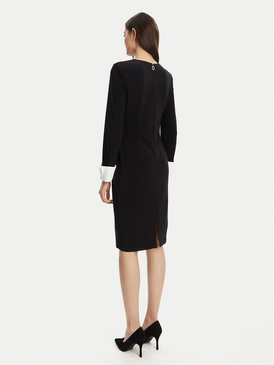 Joseph Ribkoff Joseph Ribkoff Φόρεμα κοκτέιλ 253768 Μαύρο Slim Fit
