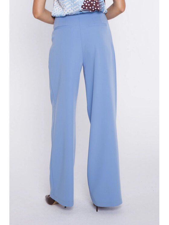 NIFE NIFE Kalhoty z materiálu SD138 Modrá Modern Relaxed Fit