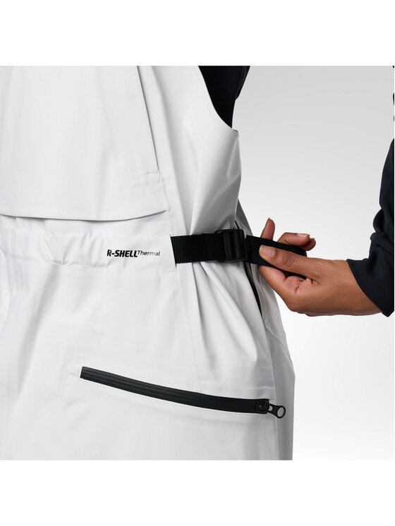 Rossignol Rossignol Spodnie narciarskie W Proclivity 3L Bib Pant Biały Relaxed Fit