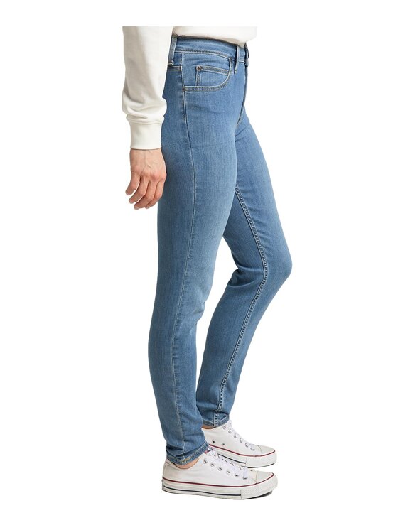 Lee Lee Jeansy L626EMXT Niebieski Skinny Fit