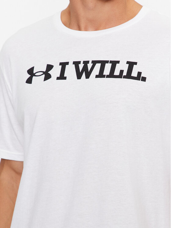 Under Armour Under Armour T-Shirt Ua I Wll Ss 1379023 Biały Loose Fit