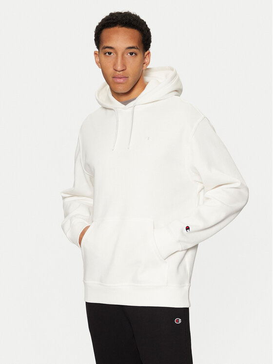 Champion Mikina 220274 Biela Relaxed Fit
