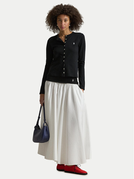 Polo Ralph Lauren Polo Ralph Lauren Спідниця трапеція 211A96329002 Білий Regular Fit