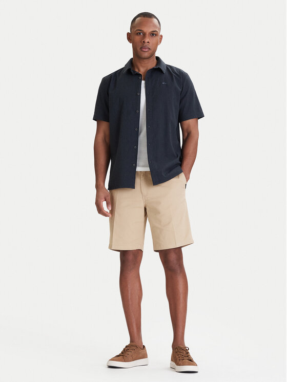 Quiksilver Quiksilver Hemd Mw Premium Stretch EQYWT04623 Schwarz Regular Fit