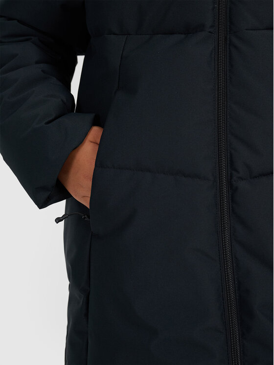 4F 4F Płaszcz zimowy OUTERWEAR Czarny Regular Fit