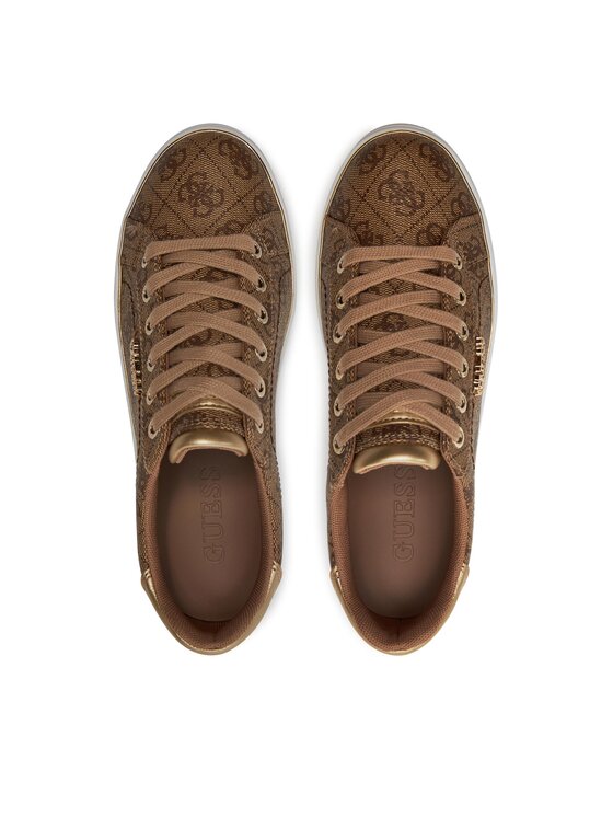 Guess Guess Sneakersy Beckie FL7BKI FAL12 Brązowy