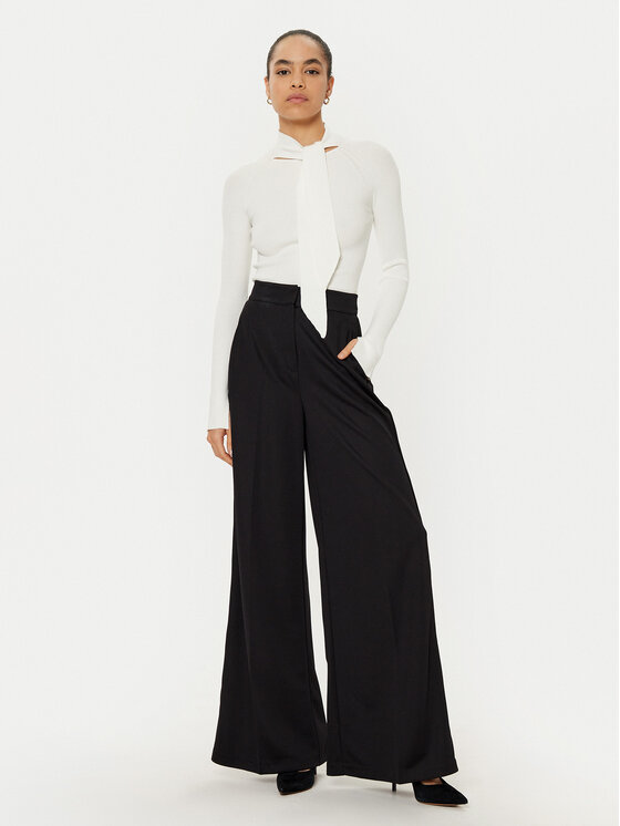 MAX&Co. MAX&Co. Sweter 2516361051200 Biały Slim Fit