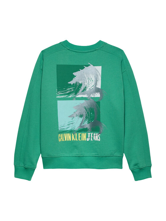 Calvin Klein Jeans Calvin Klein Jeans Sweatshirt Summer IB0IB02462 Grün Regular Fit