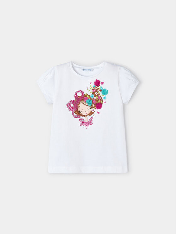 Mayoral Mayoral T-shirt 3080 Bianco Regular Fit