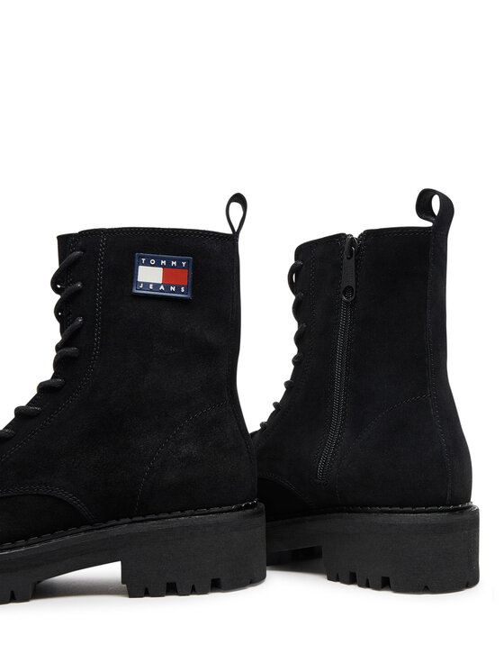 Tommy Jeans Tommy Jeans Šnurovacia obuv Urban EN0EN02630 Čierna