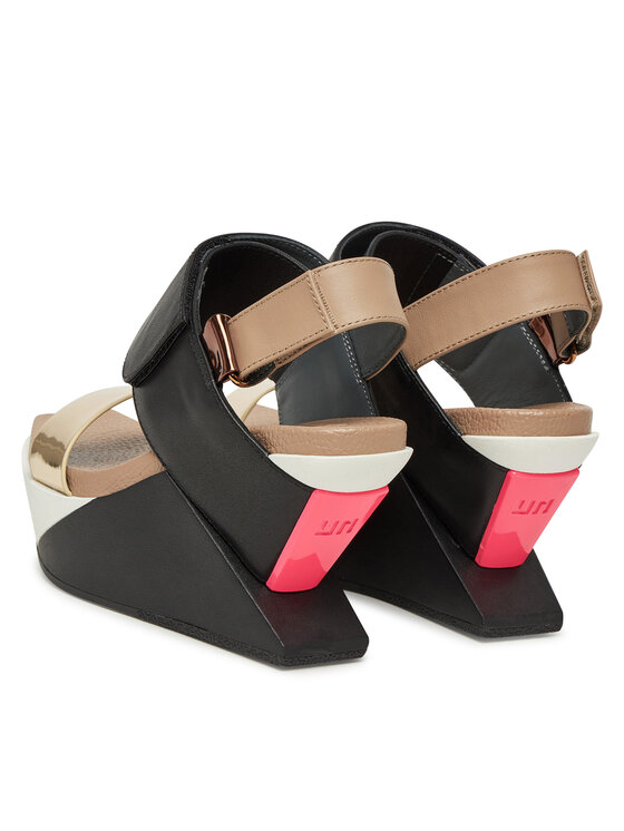 United Nude United Nude Sandali Delta Wedge Sandal 1041389316 Črna