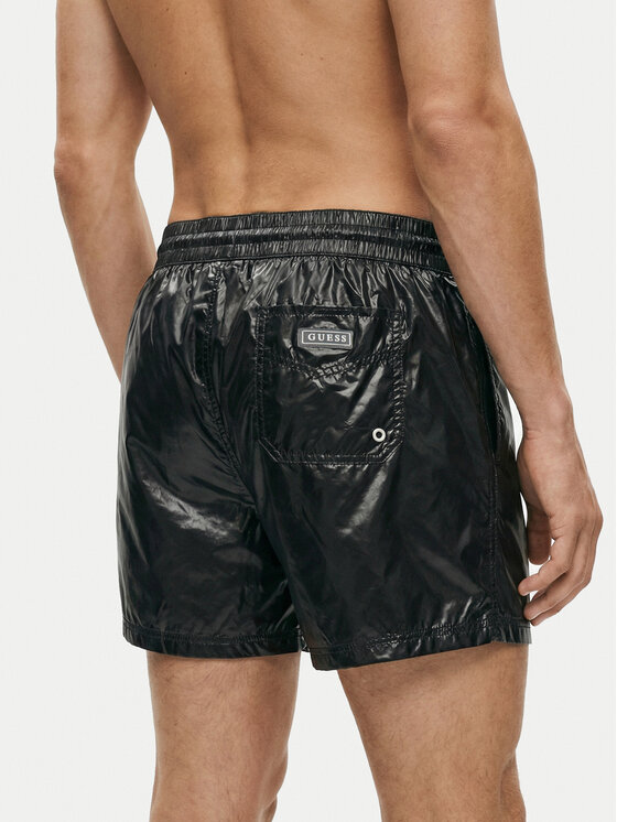 Guess Guess Pantaloni scurți pentru înot F6GT03 WN322 Negru Regular Fit