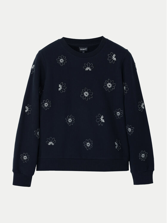 Desigual Desigual Суитшърт Joya 24WWSK32 Черен Regular Fit
