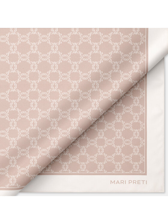 MARI PRETI MARI PRETI Foulard MONOGRAM M Beige