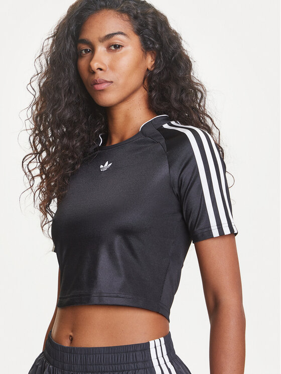 adidas adidas Tricou adicolor Teamgeist Baby JD0268 Negru Slim Fit