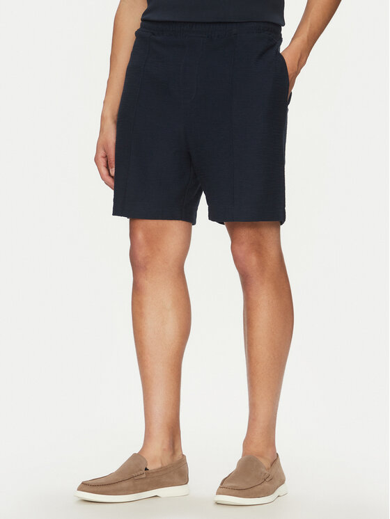 JOOP! Bavlnené šortky 17 JJ-32Paco 30045554 Tmavomodrá Regular Fit