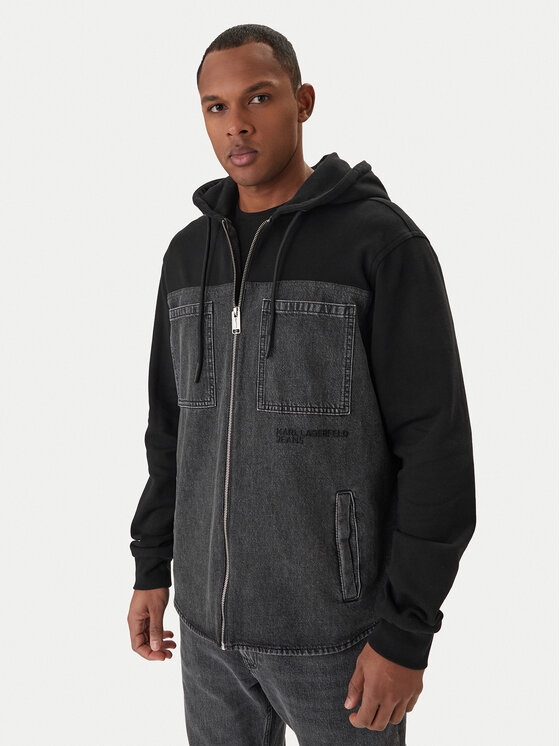 Karl Lagerfeld Jeans Karl Lagerfeld Jeans Džinsa jaka B1M14044 Pelēks Regular Fit