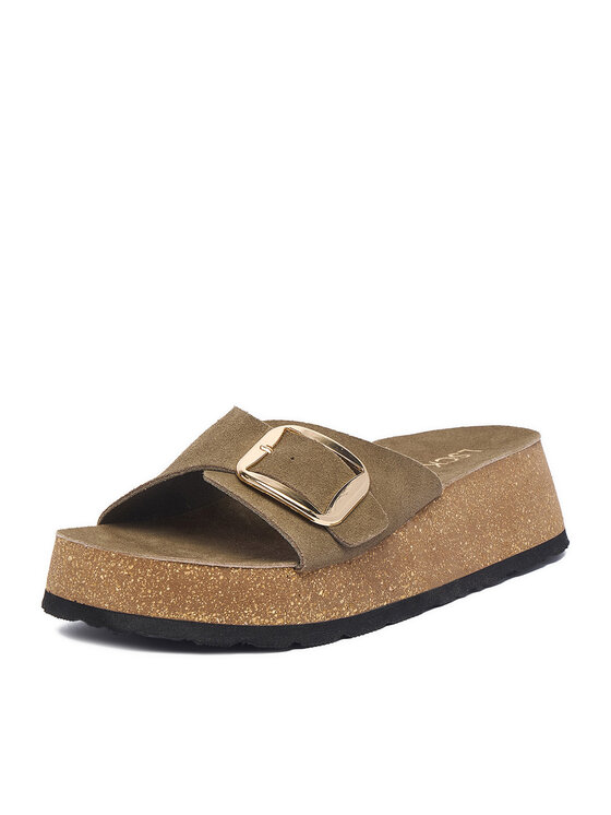 Lasocki Lasocki Natikači CEO-W24Q19601-01 Khaki